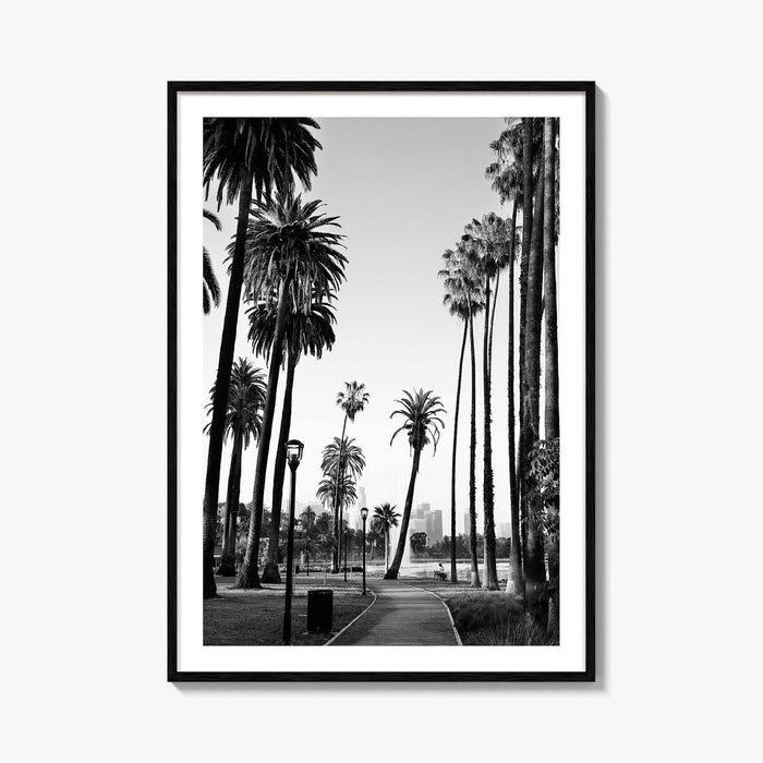 Los Angeles Skyline Black and White Fine Art Photo Print, Downtown, LA, California, USA