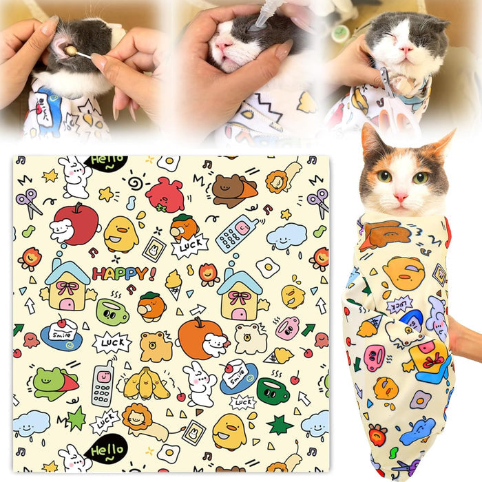 Calm Cat Wrap | Cat Grooming Wrap – Stress-Free Nail Care & Medication