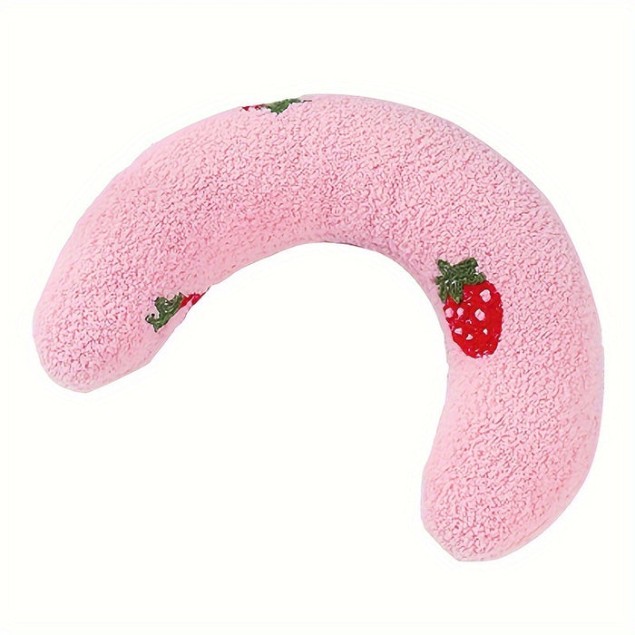 Calming Dog Neck Pillow for Small Dogs – Washable Plush Sleep Support