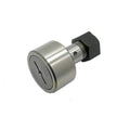 Steel cam follower roller bearing with threaded stud and hex nut