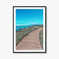 Cambria Fine Art Photo Print, Moonstone Beach Boardwalk, California, USA Wall Decor Poster