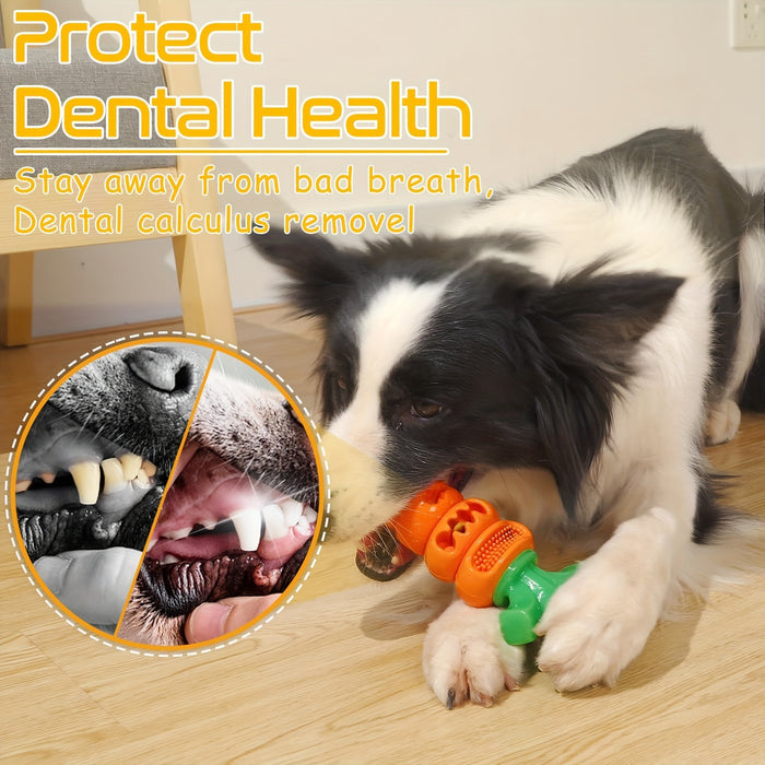 Carrot-Shaped Nylon Dog Chew Toy for Interactive Play & Lasting Durability