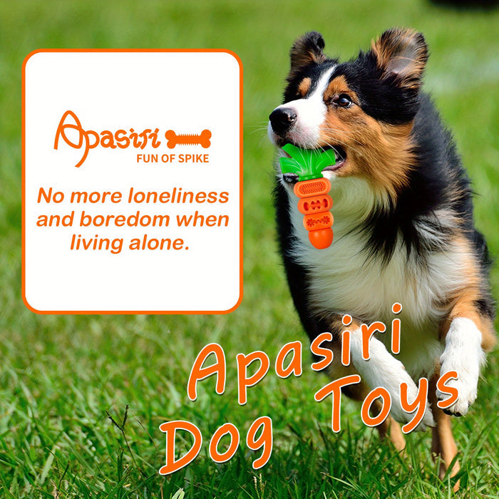 Carrot-Shaped Nylon Dog Chew Toy for Interactive Play & Lasting Durability