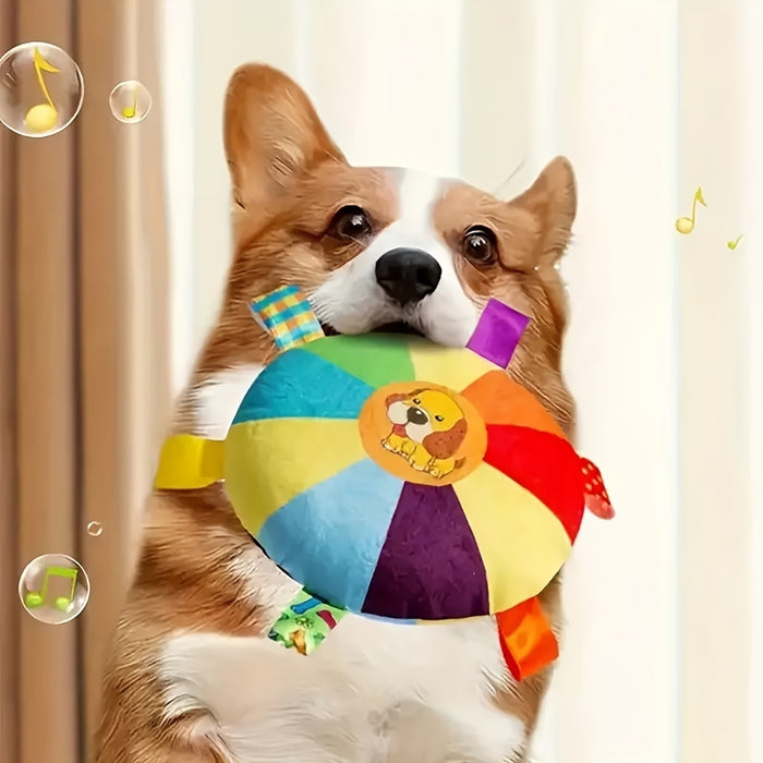 Cartoon Bear Squeaky Dog Toy | Soft Interactive Training Toy for Dogs