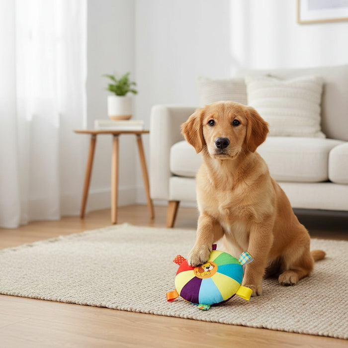 Cartoon Bear Squeaky Dog Toy | Soft Interactive Training Toy for Dogs
