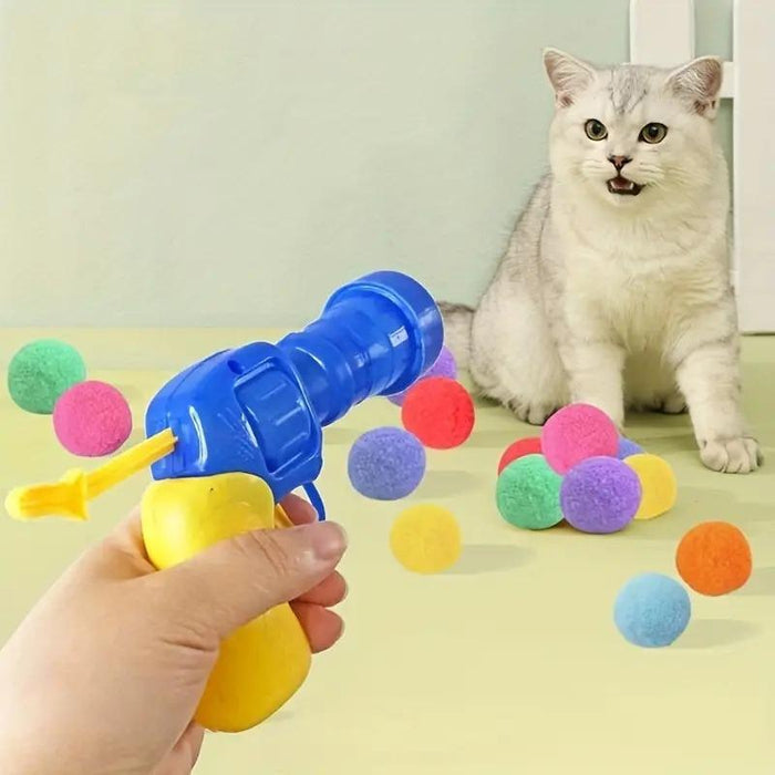 Cat Ball Launcher | Interactive Toy Gun – Active Fetch Play
