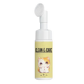Cat Facial Cleanser Brush | Gentle Cleaning Foam Brush for Cats with Sensitive Skin