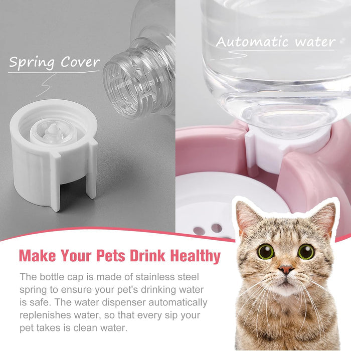 Cat Feeding Station | 2-in-1 Food & Water Bowl – Automatic Clean Hydration