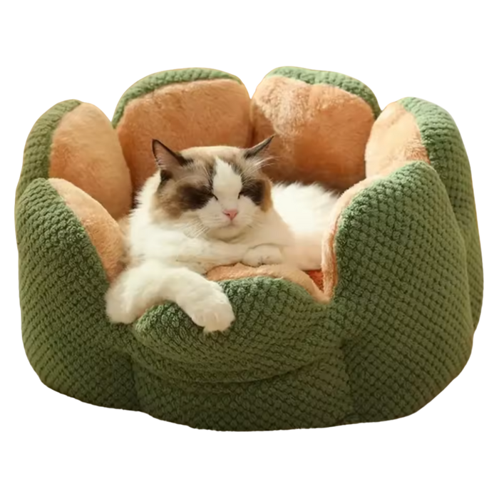 Cat Flower Bed | Soft Pet Cushion with Cozy Bloom Design