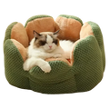 Cat Flower Bed | Soft Pet Cushion with Cozy Bloom Design