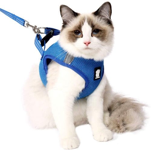 Cat Harness and Leash Set – Escape Proof Adjustable Harness for Indoor & Outdoor Cats
