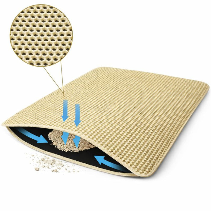 Cat Litter Mat Double Layer Waterproof – Cat Litter Catcher Mat