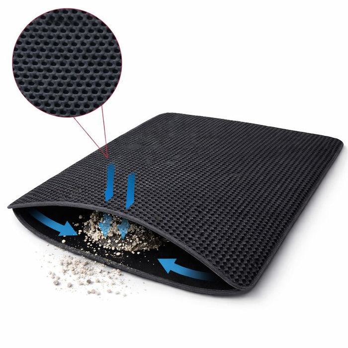 Cat Litter Mat Double Layer Waterproof – Cat Litter Catcher Mat