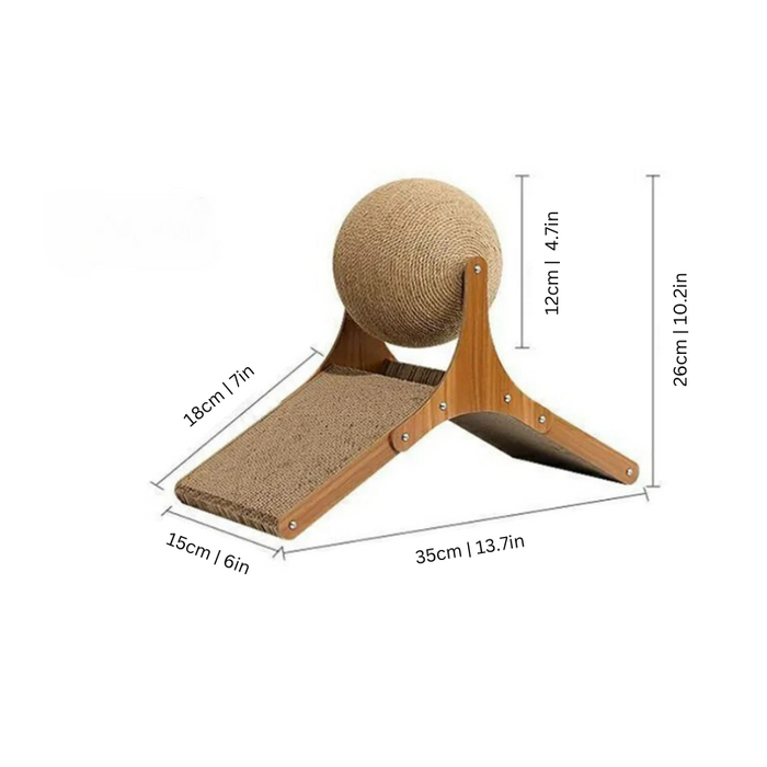 Cat Scratcher Pad & Play Mat – Dual Design Furniture Protector