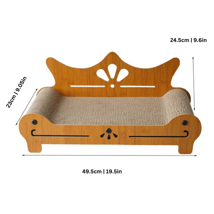 Cat Scratcher Sofa – Wooden Frame Lounge & Furniture Protector