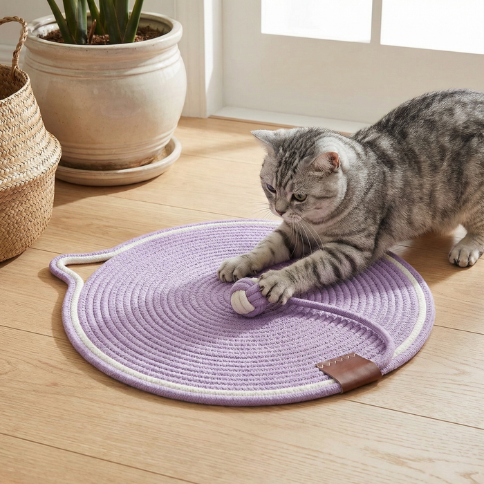 Cat Scratching Mat – Carpet Scratch Pad for Indoor Cats & Kittens