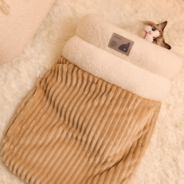 Cat Sleeping Bag | Plush CozySnug Bag – Warm & Secure Rest