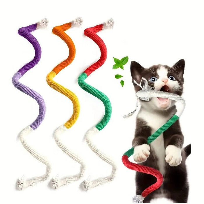 Cat Spiral Chew Toys | Fun Interactive Toys for Playful Kittens