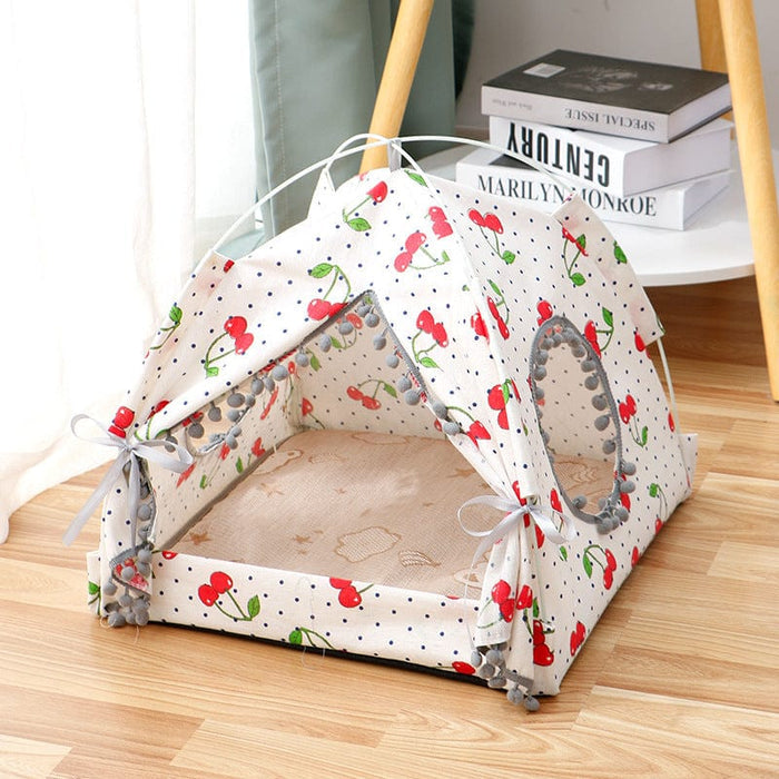 Cat Teepee Bed – Cozy Indoor Cat Tent & Playhouse for Cats