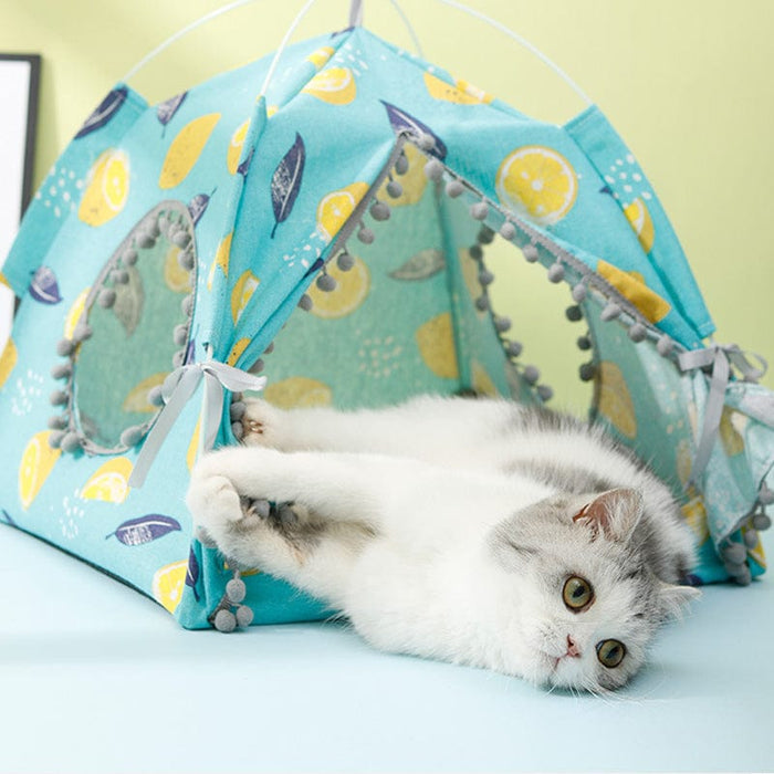 Cat Teepee Bed – Cozy Indoor Cat Tent & Playhouse for Cats