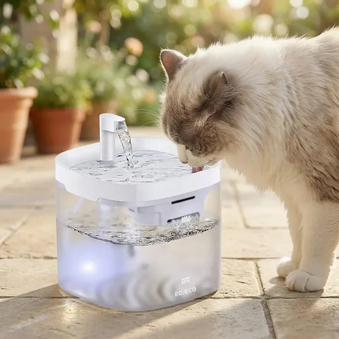 Cat Water Fountain 1.5L USB – Quiet Automatic Drinking Fountain with 2 Water Flow Modes
