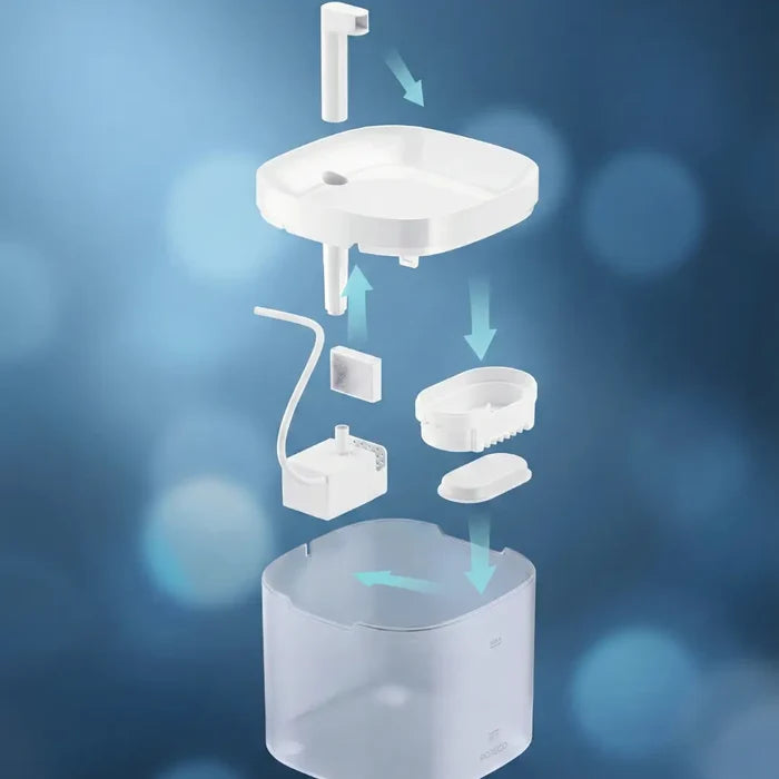 Cat Water Fountain 1.5L USB – Quiet Automatic Drinking Fountain with 2 Water Flow Modes