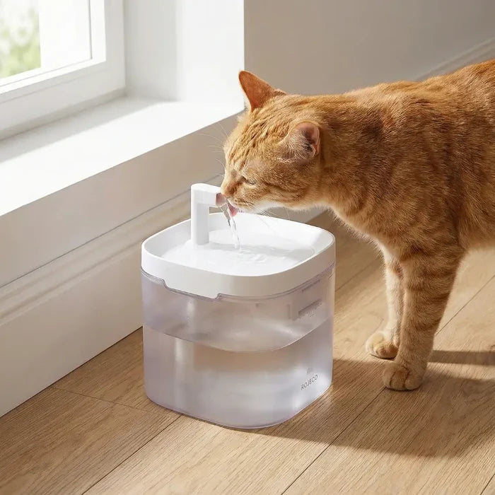 Cat Water Fountain 1.5L USB – Quiet Automatic Drinking Fountain with 2 Water Flow Modes