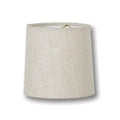 Chandelier Retro Drum Hardback Shades, Natural Color 100% Fine Linen