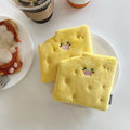 Cheese Cookie Squeaky Dog Toys | 2pcs Soft & Fun Plush Play Set