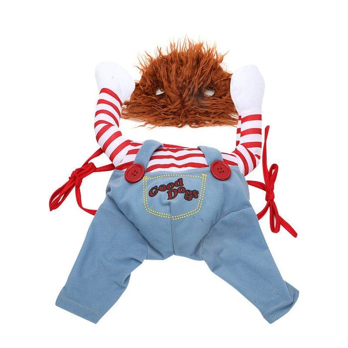 Chucky Dog Costume for Dogs – Funny Halloween Pet Outfit