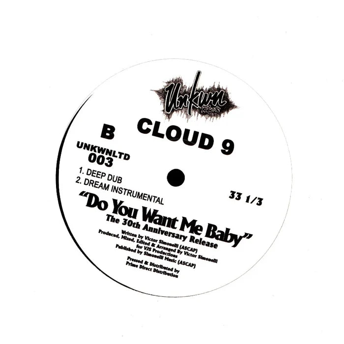 Cloud 9 -Do You Want Me Baby   [Released:1992]