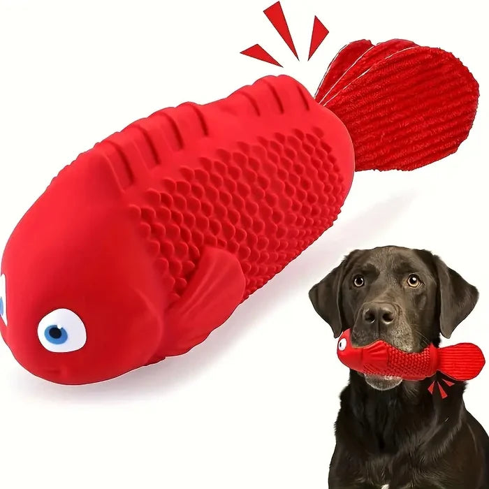 Clown fish Toy | Dog Chew Toy – Durable Squeaky Fun