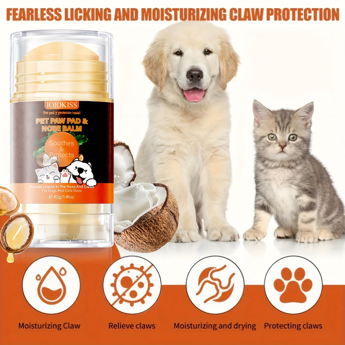 Coconut Nose & Paw Balm Stick for Dogs – Moisturizing Paw & Nose Care 40g