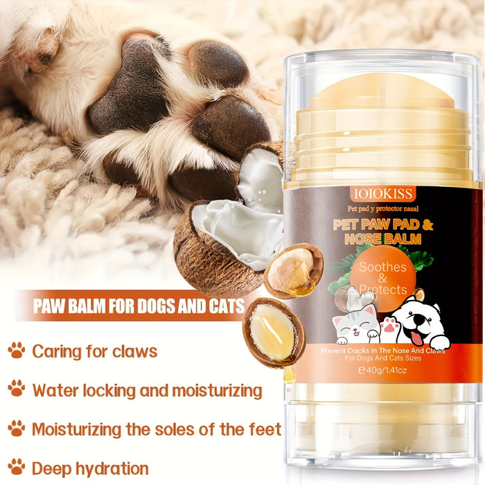 Coconut Nose & Paw Balm Stick for Dogs – Moisturizing Paw & Nose Care 40g