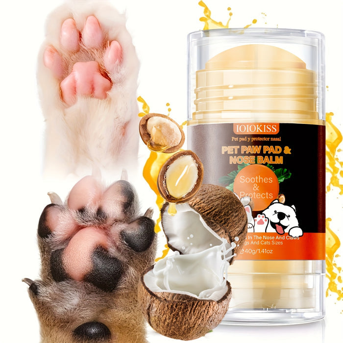 Coconut Nose & Paw Balm Stick for Dogs – Moisturizing Paw & Nose Care 40g