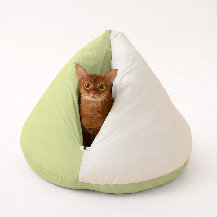 Cocoon Cat Sleeping Bed | Enclosed Warm Nest & Deep Peaceful Sleep