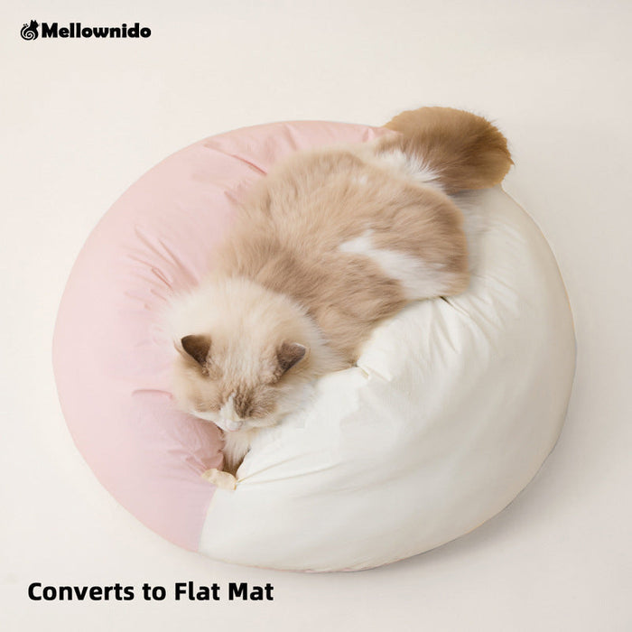 Cocoon Cat Sleeping Bed | Enclosed Warm Nest & Deep Peaceful Sleep
