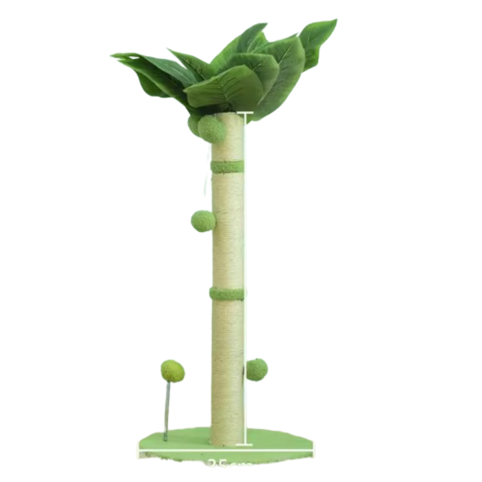 CocoPalm Cat Tree | Durable Coconut Rope Scratching Post for Cats