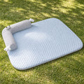 Cooling Dog Bed for Summer with Pillow – Breathable Cooling Mat for Dogs