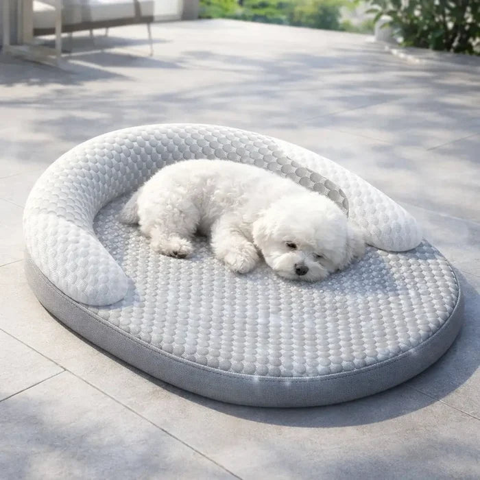 Cooling Dog Mat for Summer – Washable Non Slip Cooling Pad for Dogs