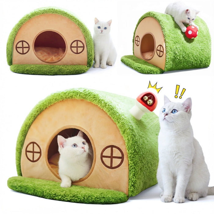 Cozy Cave house | Cat House Bed – Secure Hideout & Play Nest