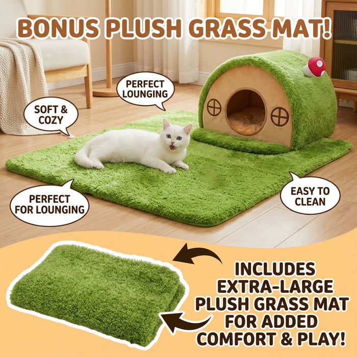 Cozy Cave house | Cat House Bed – Secure Hideout & Play Nest