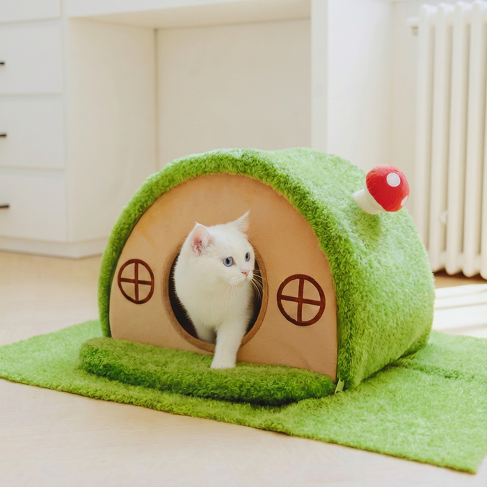 Cozy Cave house | Cat House Bed – Secure Hideout & Play Nest