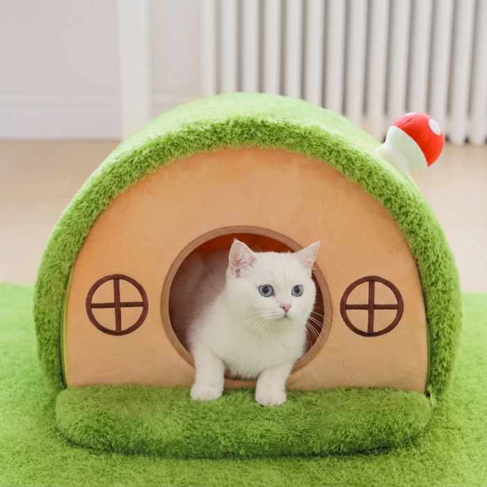Cozy Cave house | Cat House Bed – Secure Hideout & Play Nest