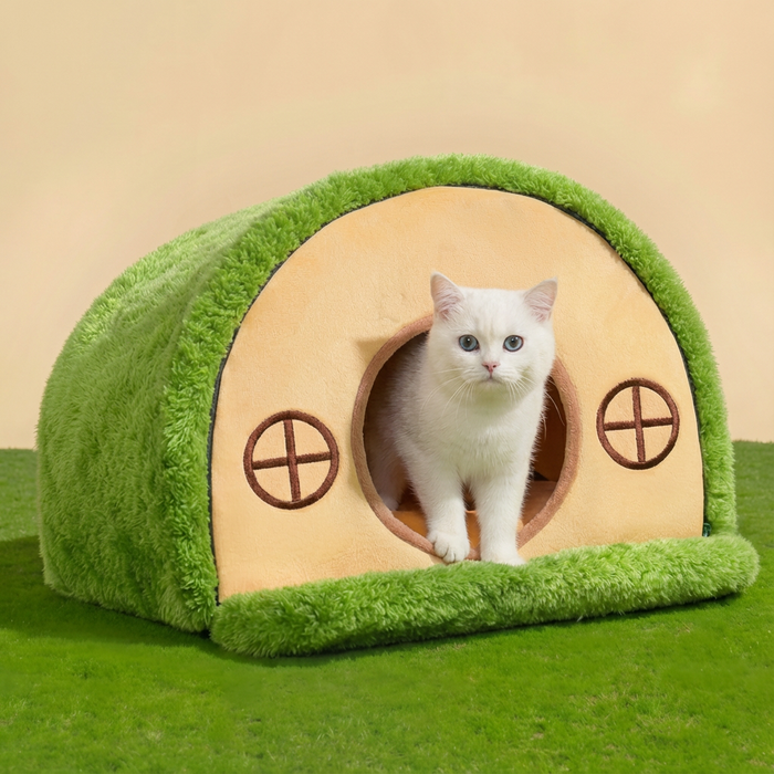 Cozy Cave house | Cat House Bed – Secure Hideout & Play Nest
