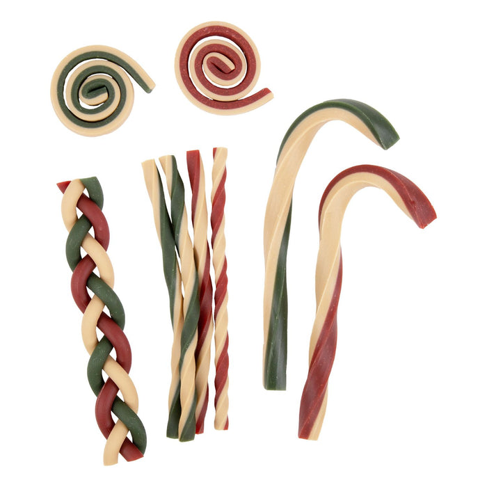 Cupid & Comet Christmas Dog Treat Pack | Rawhide Free Bumper Gift Bag