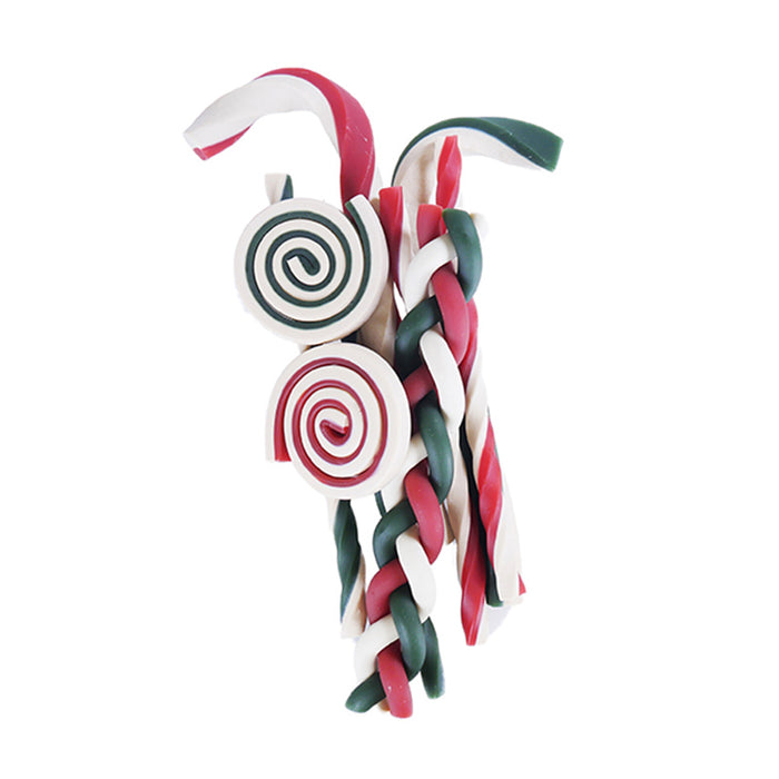 Cupid & Comet Christmas Dog Treat Pack | Rawhide Free Bumper Gift Bag
