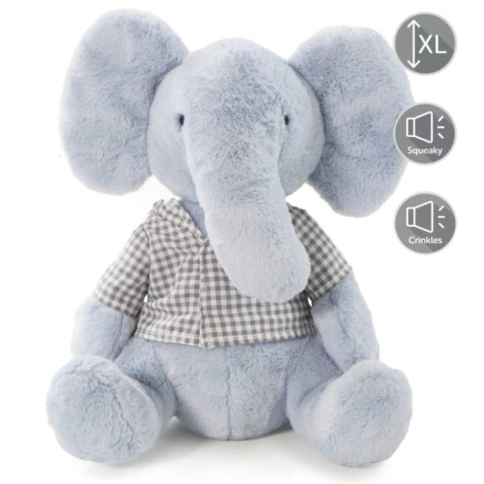 Cupid & Comet | Christmas Plush & Rope Dog Toy | Maxi Elton Elephant
