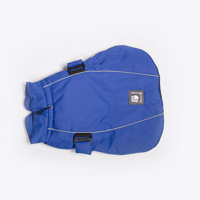 Danish Design Sports Luxe Dog Coat | Waterproof, Windproof & Thermal - Blue