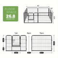 DIY Metal Dog Playpen with Door for Indoor & Outdoor Pet Exercise